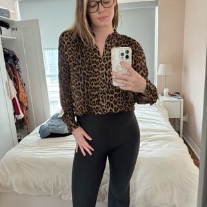 Leopard print blouse 🐆